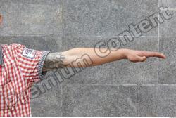 Arm Head Man Tattoo Casual Shirt Athletic Street photo references